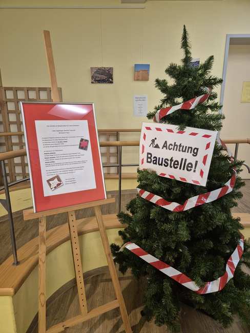 Noch ist der Wünschebaum eine Baustelle!